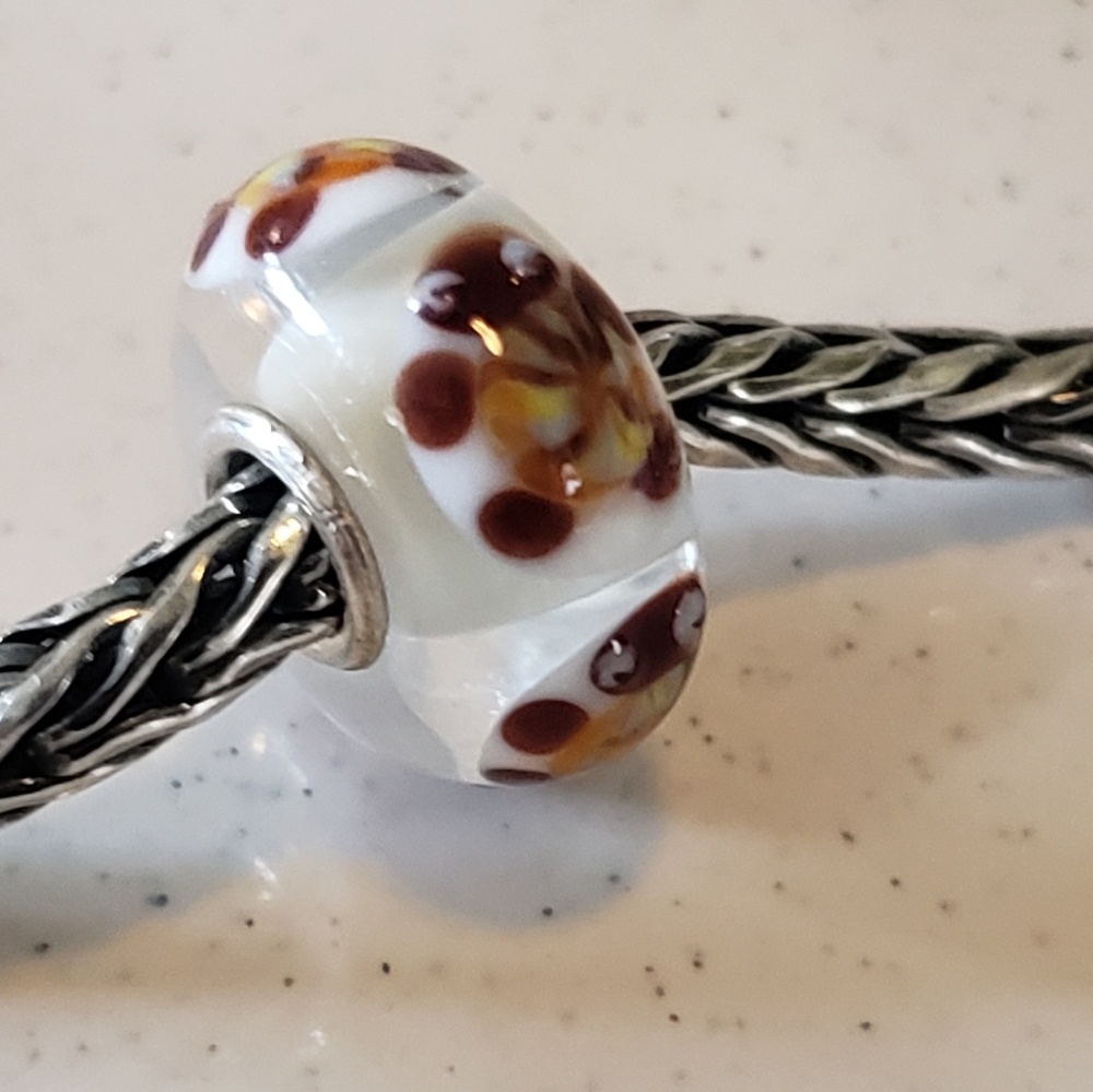 Authentic Trollbeads Unique OOAK Turtle Bead